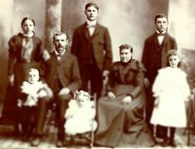 JW and Wilhelmina Diederich and family
